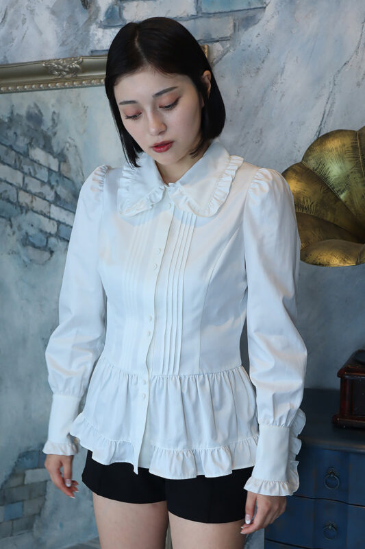 FRENCH FRILL BLOUSE